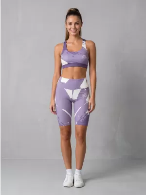 Dámske legíny nad kolená premium ALTISPORT VOJ/ALW081LEG02 FIALOVÁ