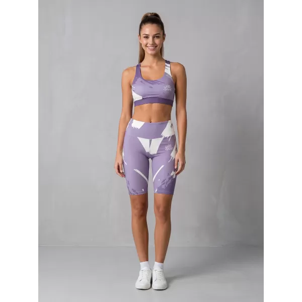  Dámske legíny nad kolená premium ALTISPORT VOJ/ALW081LEG02 FIALOVÁ 