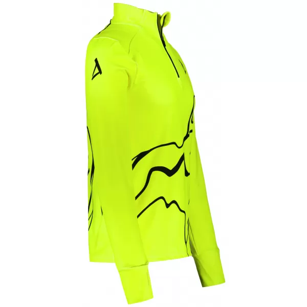  Pánska športová mikina premium plus ALTISPORT VOJ/ALM073MI04 FLUO-ŽLTÁ 
