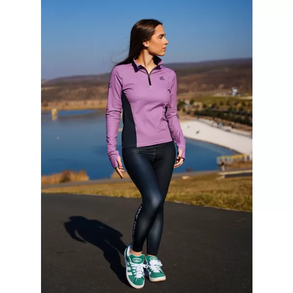  Dámska športová mikina premium plus ALTISPORT VOJ/ALW078MI04 FIALOVÁ 