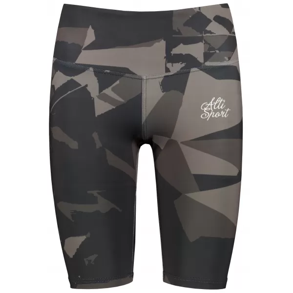 Dámske legíny nad kolená premium ALTISPORT VOJ/ALW080LEG02 TMAVO HNEDÁ 