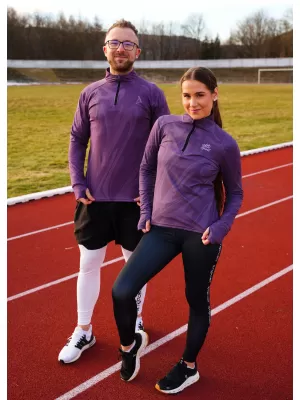 Dámska športová mikina premium plus ALTISPORT VOJ/ALW072MI04 FIALOVÁ