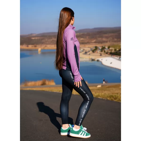  Dámska športová mikina premium plus ALTISPORT VOJ/ALW078MI04 FIALOVÁ 