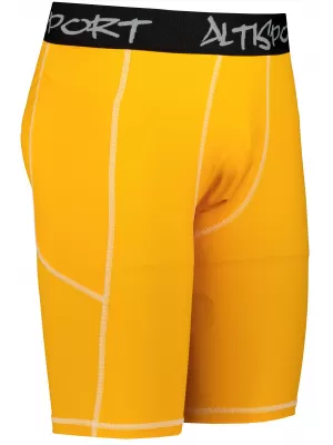 Pánske športové legíny nad kolená premium ALTISPORT VOJ/ALM000LEG02 ORANŽOVÁ