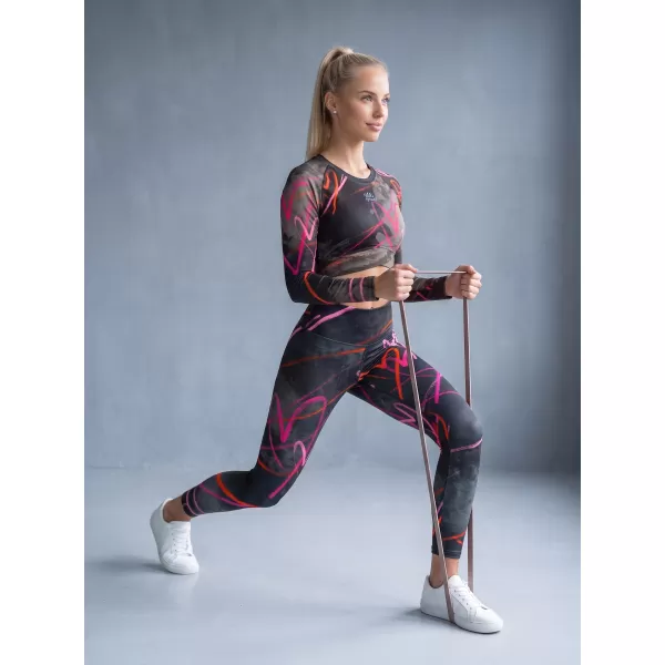  Dámske dlhé prémiové legíny ALTISPORT VOJ/ALW082LEG01 ČIERNA 