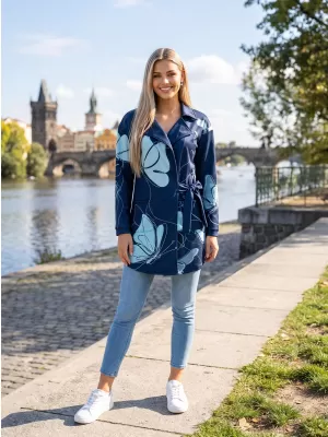 Dámska prémiová taška na mikinu ALTISPORT VOJ/ALW086MI05 TMAVO MODRÁ