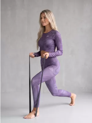 Dámske dlhé prémiové legíny ALTISPORT VOJ/ALW072LEG01 FIALOVÁ