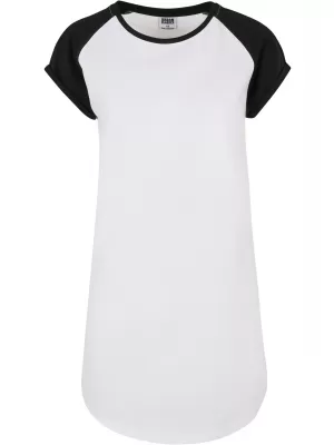 Šaty URBAN CLASSICS TB5030 BIELA/ČIERNA