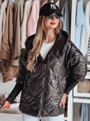 Dámska bunda DSTREET PUFFILOF TY4855 ČIERNA