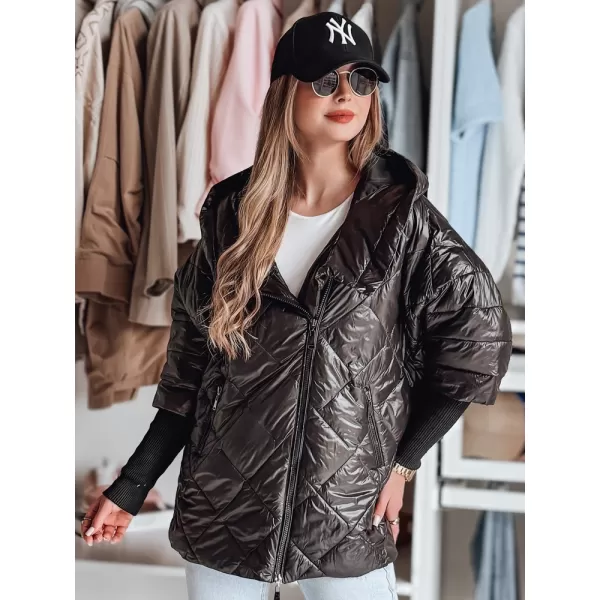  Dámska bunda DSTREET PUFFILOF TY4855 ČIERNA 