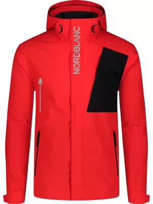 Pánska outdoorová bunda NORDBLANC BERNARD NBSJM8184 ČERVENÁ