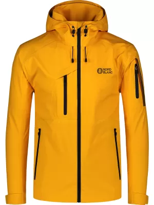 Pánska 3LL vonkajšia bunda NORDBLANC MOUNTANEER NBSJM8181 JANTÁR