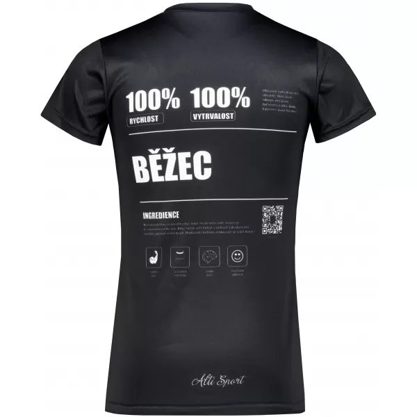  Dámske prémiové funkčné tričko ALTISPORT BĚŽEC VOJ/ALW091TR01 ČIERNA 