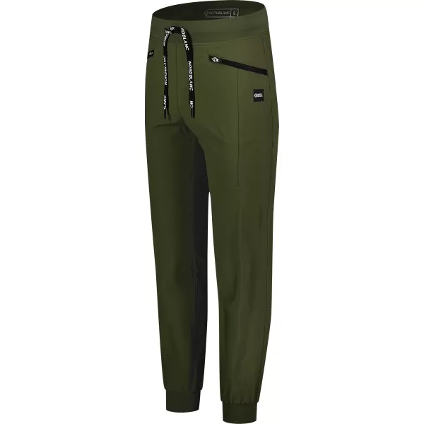  Ľahké pánske outdoorové nohavice NORDBLANC LORD NBSPM8207 ZELENÁ 