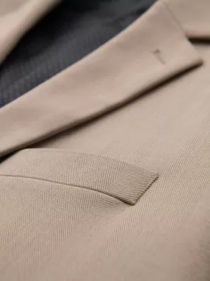 Pánska bunda OMBRE OM-BLZB-0135 BÉŽOVÁ