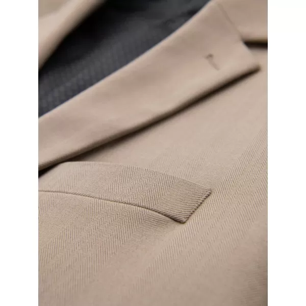  Pánska bunda OMBRE OM-BLZB-0135 BÉŽOVÁ 