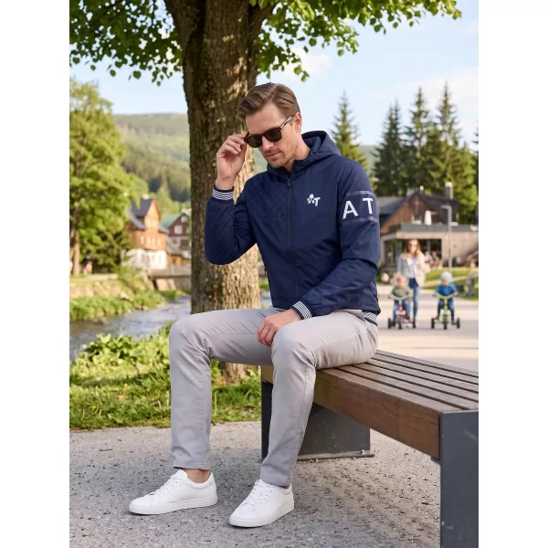  Pánska bunda ALTISPORT EGBERT TMAVO MODRÁ 