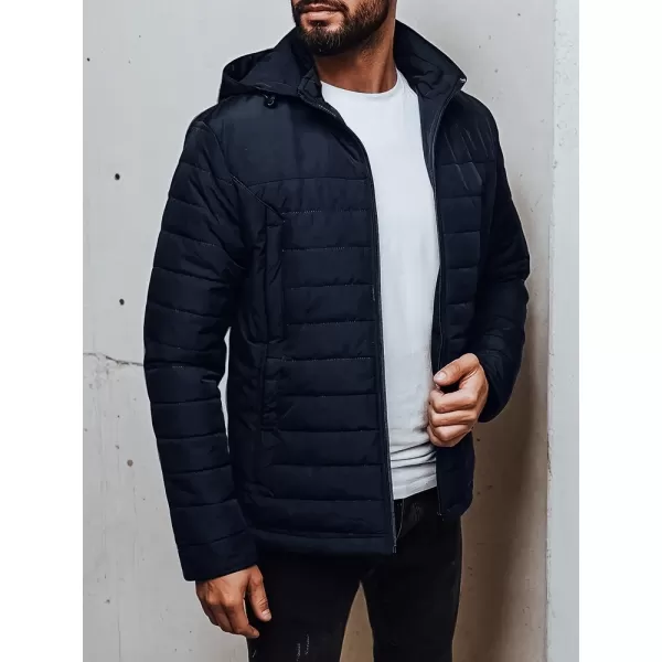  Pánska bunda DSTREET TX5008 TMAVO MODRÁ 