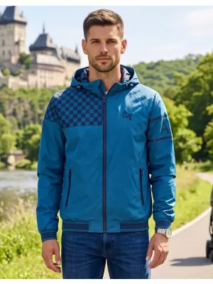 Pánska bunda ALTISPORT EGBERT PETROLEJ