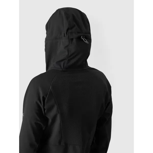 Dámska bunda softshell 4F WSS25TSOFF315 HLBOKÝ ČIERNY 