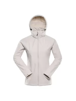Dámska bunda softshell ALPINE PRO HOORA ŠEDÝ