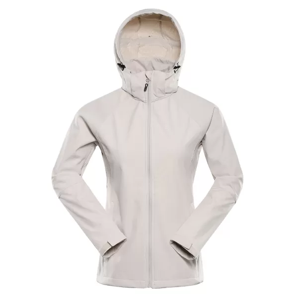  Dámska bunda softshell ALPINE PRO HOORA ŠEDÝ 