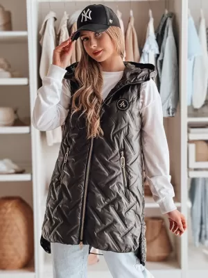 Dámska vesta DSTREET GRANDI TY4883 ČIERNA