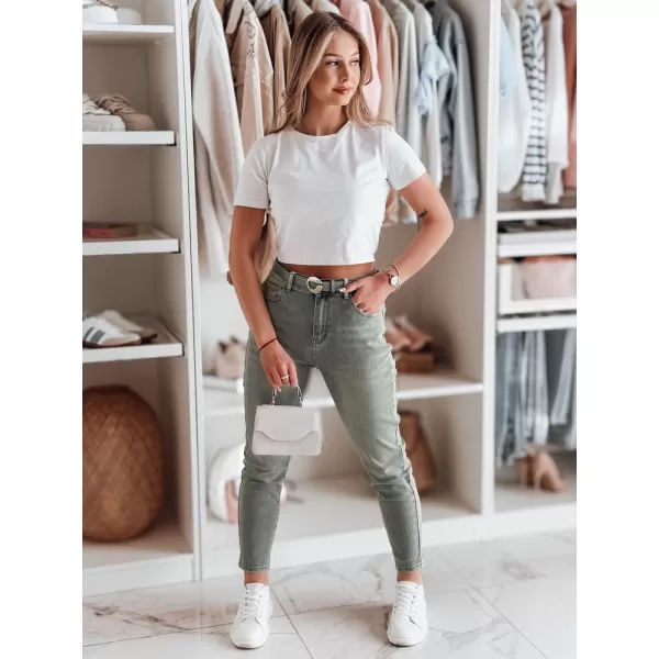  Dámske nohavice DSTREET SLIMFIZ UY2494 MODRÁ 