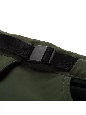 Ženské softshell nohavice ALPINE PRO AKANA 2 ZELENÝ