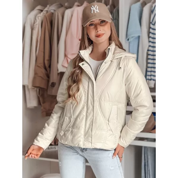  Dámska bunda DSTREET MARISSIA TY4850 BIELA 