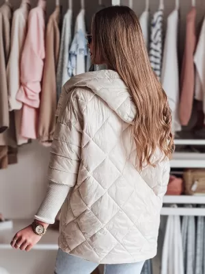 Dámska bunda DSTREET PUFFILOF TY4856 BIELA