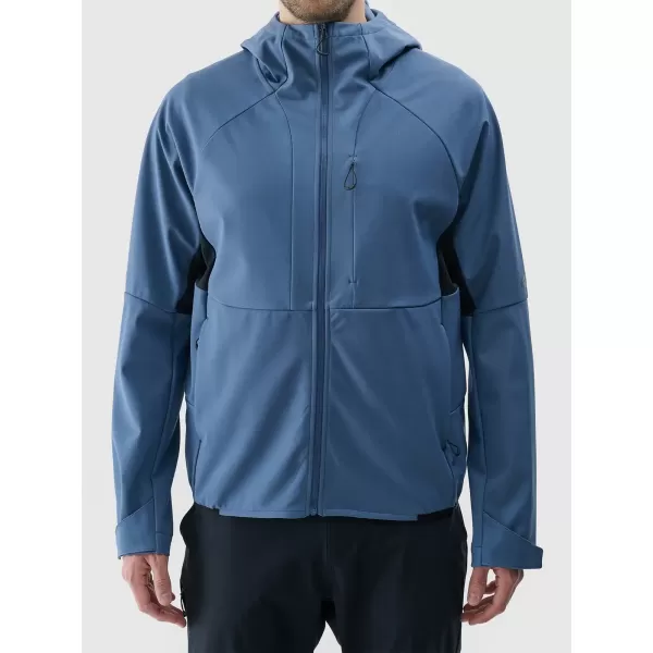  Pánska bunda so softshell 4F WSS25TSOFM313 DŽÍNSOVINA 