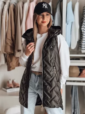 Dámska vesta DSTREET GRANDI TY4883 ČIERNA