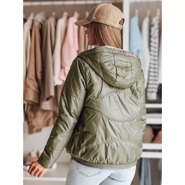  Dámska bunda DSTREET NIVESSO TY4857 ZELENÁ 