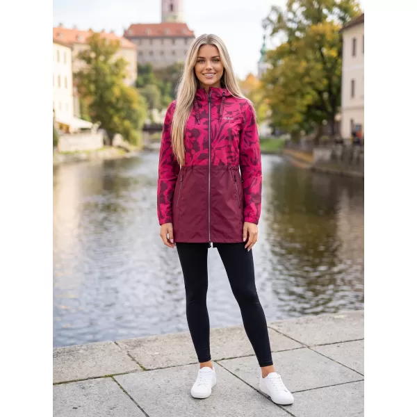  Dámsky kabát ALTISPORT ELANI BORDOVÁ 