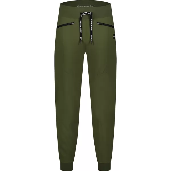  Ľahké dámske outdoorové nohavice NORDBLANC REALM NBSPL8199 ZELENÁ 