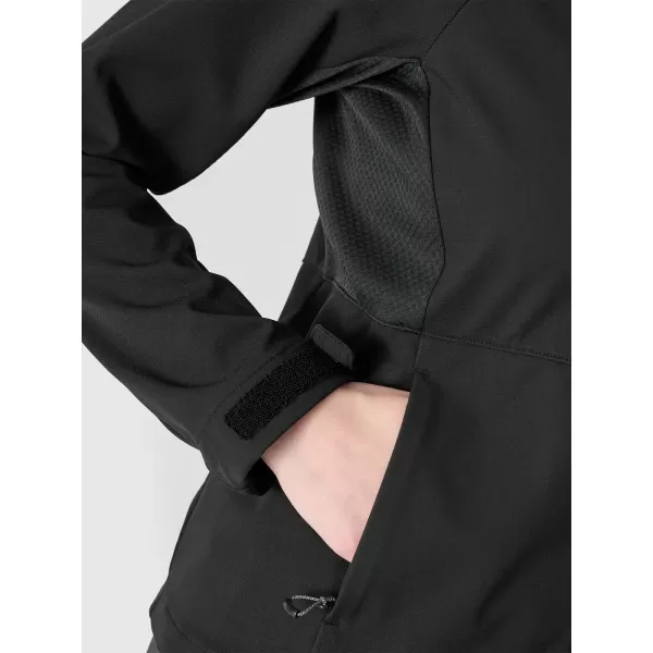  Dámska bunda softshell 4F WSS25TSOFF315 HLBOKÝ ČIERNY 