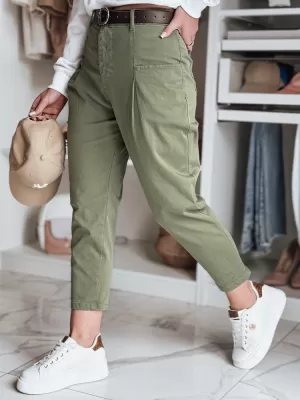Dámske nohavice DSTREET CHINOSKA UY2558 KHAKI