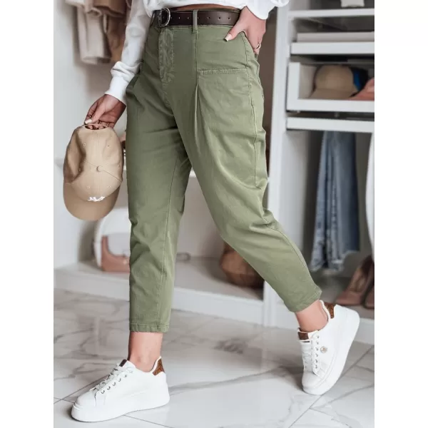  Dámske nohavice DSTREET CHINOSKA UY2558 KHAKI 