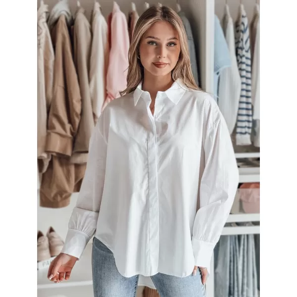 Dámska košeľa DSTREET BLUOSIZE DY0457 BIELA 