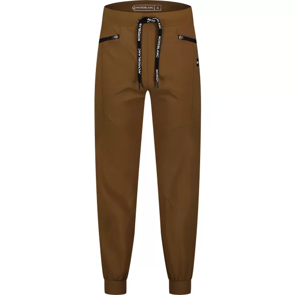  Ľahké pánske outdoorové nohavice NORDBLANC LORD NBSPM8207 HNEDÁ 