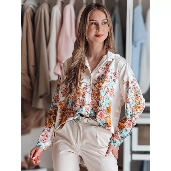  Dámska košeľa DSTREET BLOSSIVA DY0464 BÉŽOVÁ 