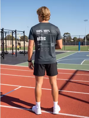 Prémiové pánske funkčné tričko ALTISPORT BĚŽEC VOJ/ALM091TR01 ČIERNA