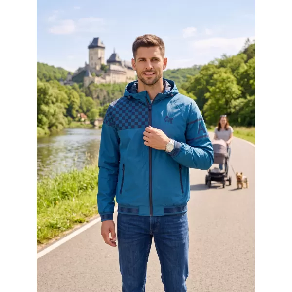  Pánska bunda ALTISPORT EGBERT PETROLEJ 