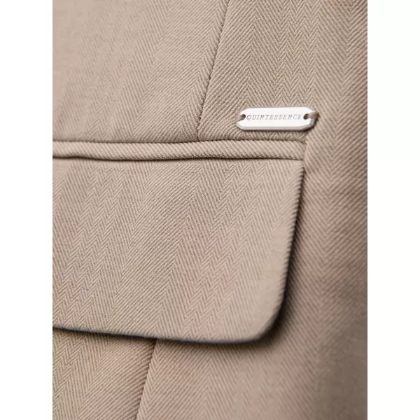 Pánska bunda OMBRE OM-BLZB-0135 BÉŽOVÁ 