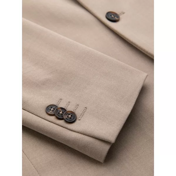  Pánska bunda OMBRE OM-BLZB-0135 BÉŽOVÁ 