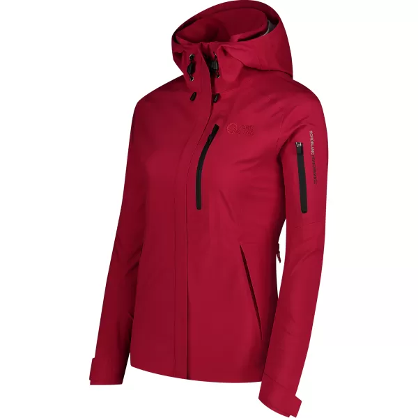 Dámska 3l outdoorová bunda NORDBLANC FIREHEART NBSJL8183 ČERVENÝ 
