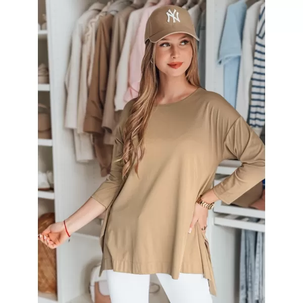  Dámske tričko DSTREET COMFILA RY2789 KARAMEL 