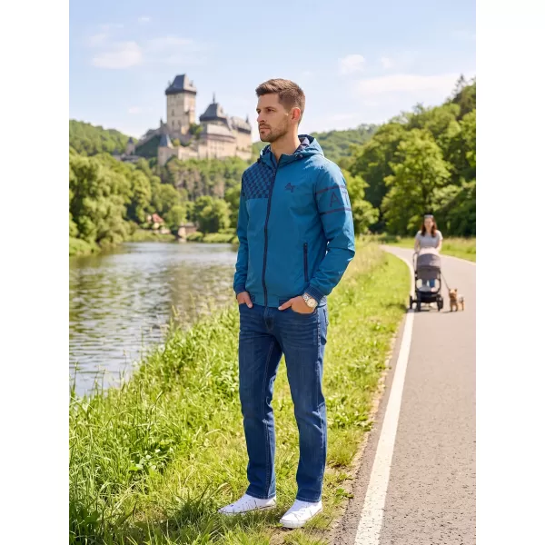  Pánska bunda ALTISPORT EGBERT PETROLEJ 