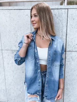 Dámska košeľa DSTREET DY0348 MODRÁ
